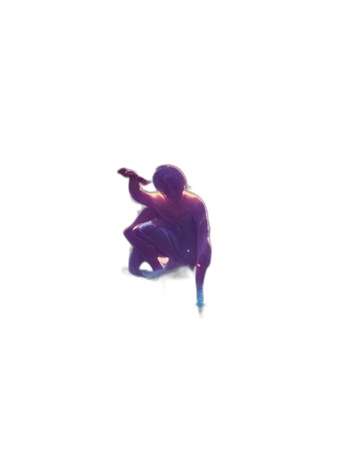 creature, bottle, umbrella, staff transparent PNG cut-out