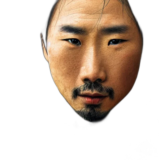 face, mask, hat, staff transparent PNG cut-out