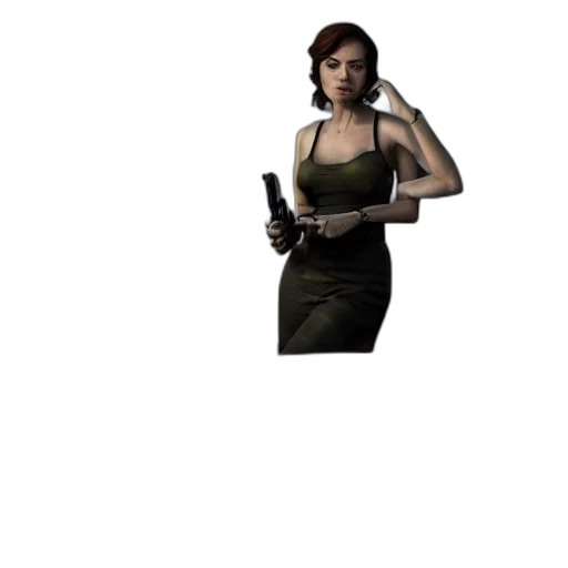 dress, staff, weapon, 3d render transparent PNG cut-out