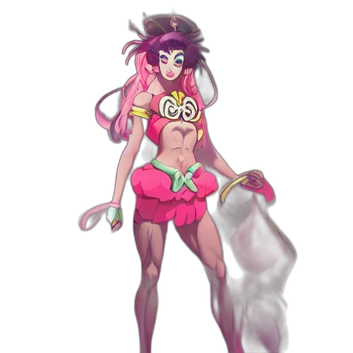 staff, creature, weapon, dress transparent PNG cut-out