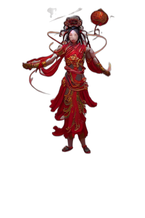 staff, dragon, mask, weapon transparent PNG cut-out