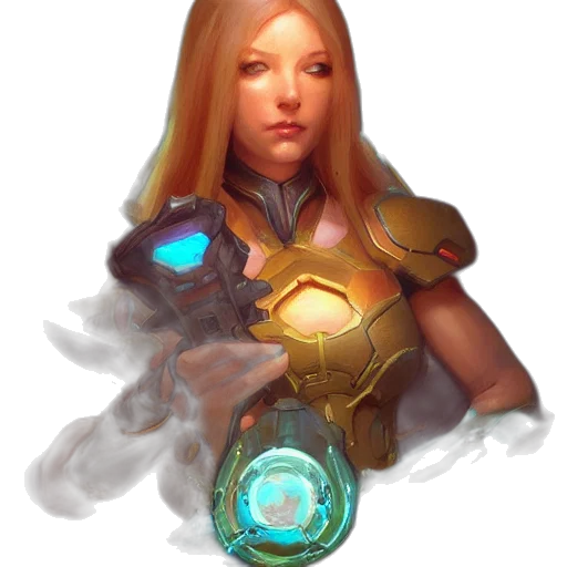 weapon, robot, staff, jewelry transparent PNG cut-out