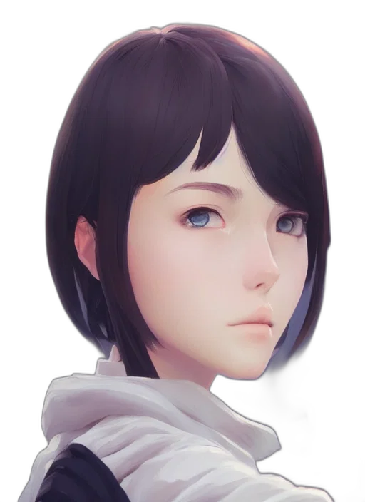 face, robot, jacket, staff transparent PNG cut-out