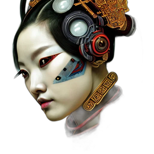 mask, robot, face, jewelry transparent PNG cut-out
