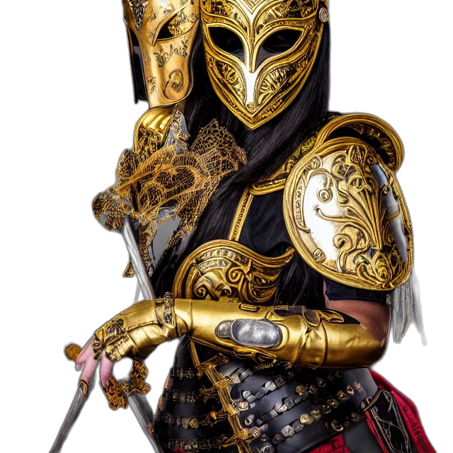 mask, sword, staff, weapon transparent PNG cut-out