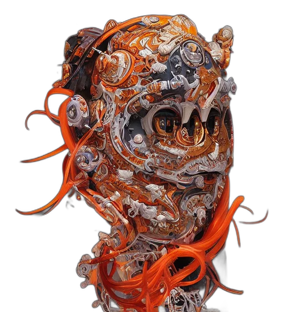 mask, face, hair, crown transparent PNG cut-out