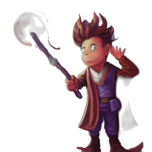 staff, weapon, jacket, dragon transparent PNG cut-out