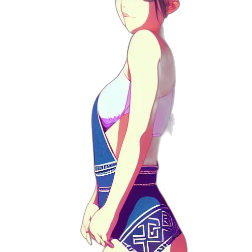 dress, staff, jacket, anime transparent PNG cut-out