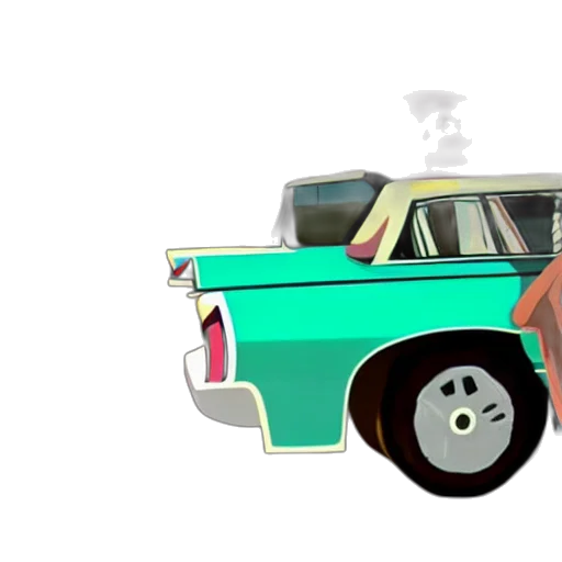 car, 3d render, concept art, cartoon transparent PNG cut-out