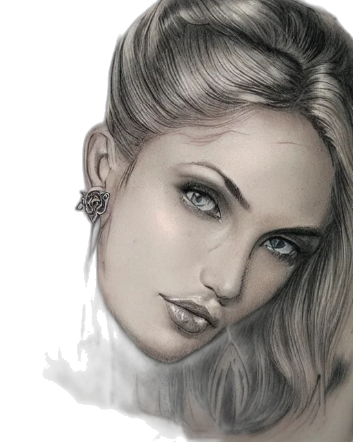 face, jewelry, crown, photorealistic transparent PNG cut-out