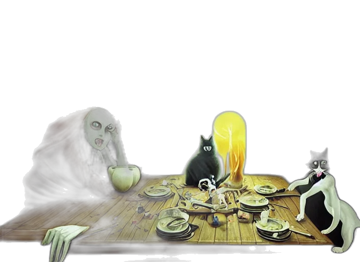 food, mask, creature, concept art transparent PNG cut-out
