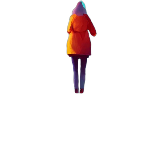 jacket, dress, hat, robot transparent PNG cut-out