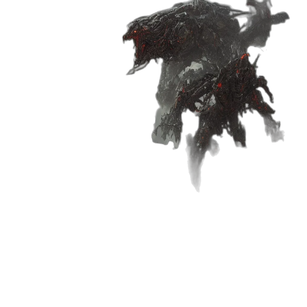 creature, dragon, robot, weapon transparent PNG cut-out