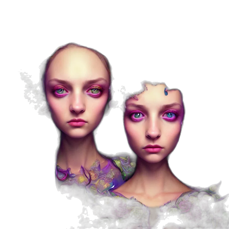 face, mask, creature, robot transparent PNG cut-out