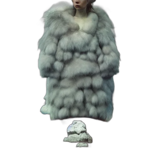 creature, jacket, dress, face transparent PNG cut-out