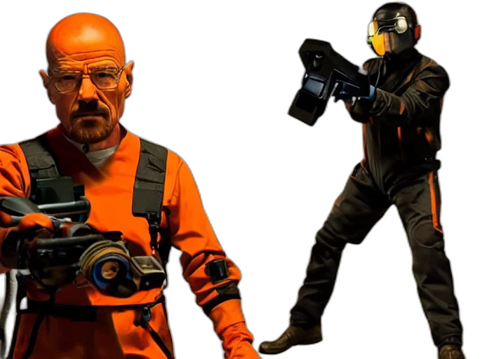 concept art, 3d render, cyberpunk, film transparent PNG cut-out