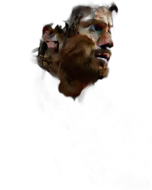 face, mask, crown, creature transparent PNG cut-out