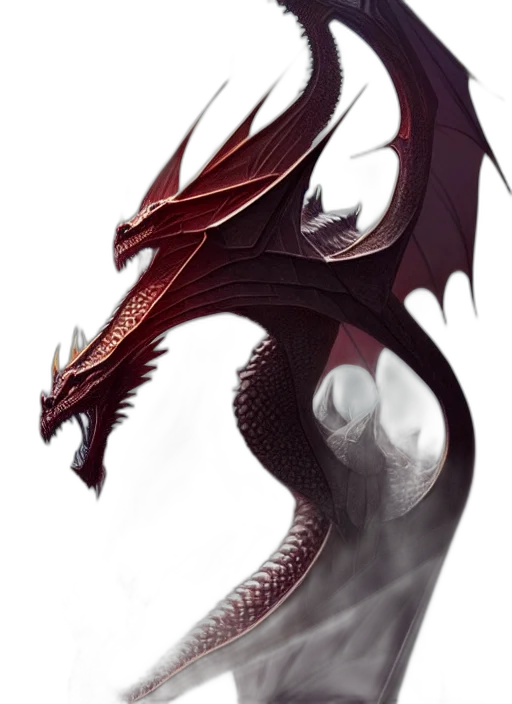 dragon, creature, staff, animal transparent PNG cut-out