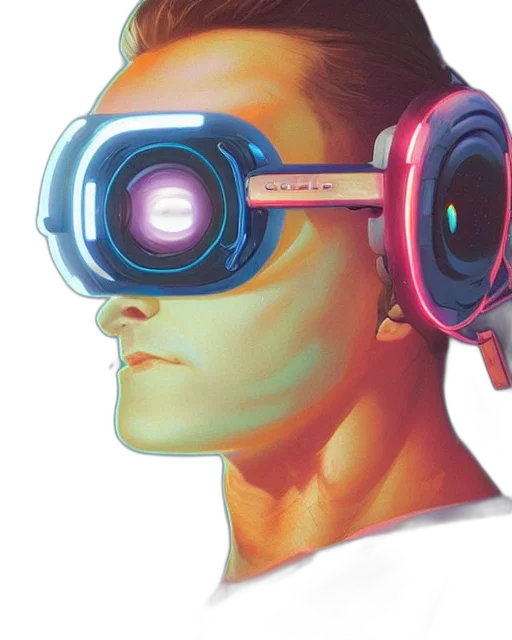 robot, face, mask, staff transparent PNG cut-out
