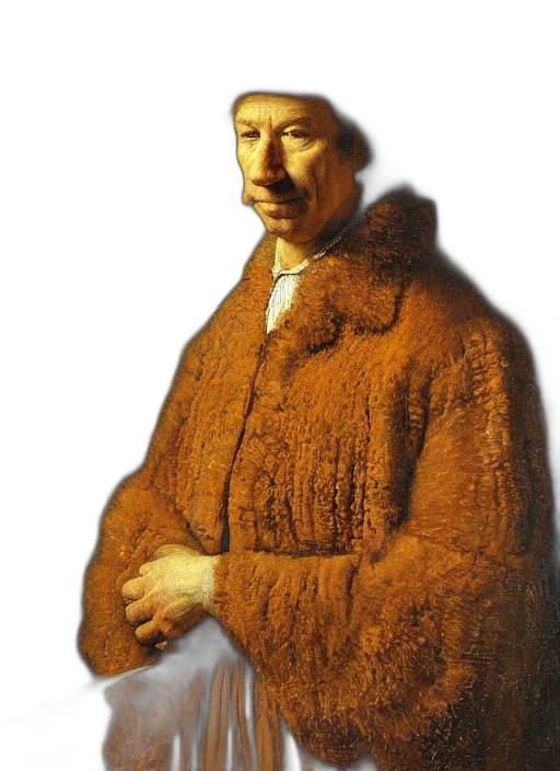 jacket, staff, face, animal transparent PNG cut-out