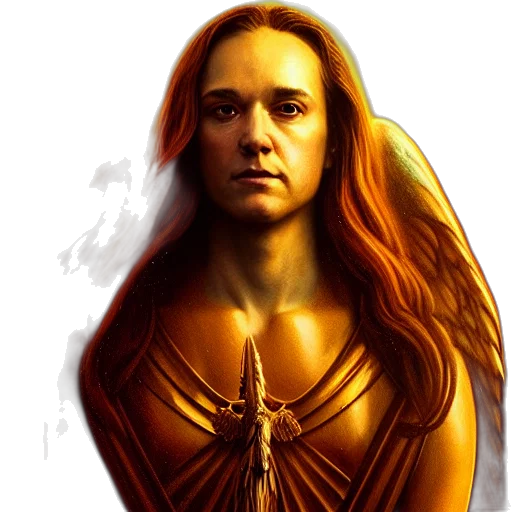 face, fantasy art, concept art, photorealistic transparent PNG cut-out