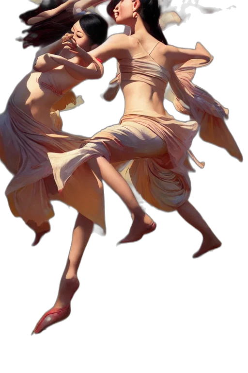 dress, staff, concept art, fantasy art transparent PNG cut-out