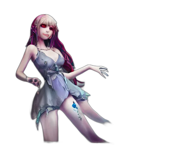 dress, staff, fantasy art, concept art transparent PNG cut-out