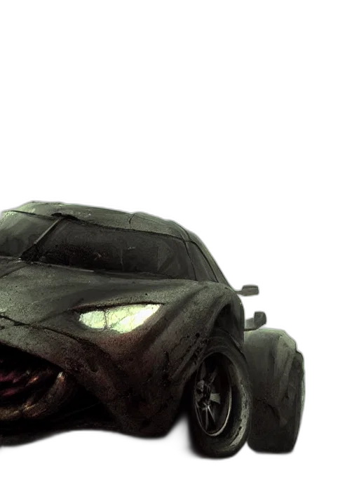car, creature, mask, dragon transparent PNG cut-out