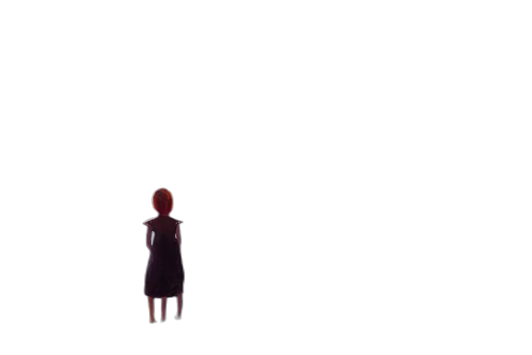 dress, robot, staff, creature transparent PNG cut-out