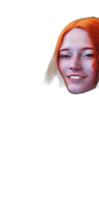 face, creature, hair, mask transparent PNG cut-out