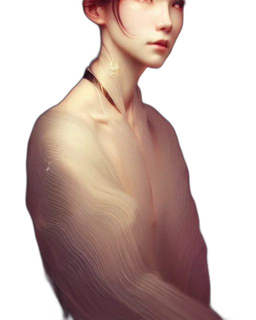 face, dress, creature, robot transparent PNG cut-out