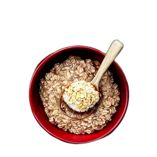 food, bowl, oats, face transparent PNG cut-out