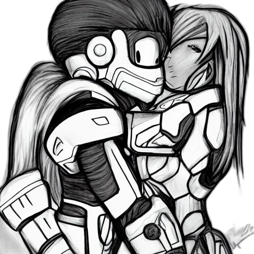 robot, comic book art, concept art, cyberpunk transparent PNG cut-out