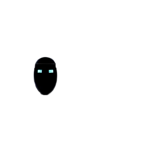 robot, face, creature, mask transparent PNG cut-out