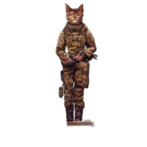 staff, jacket, animal, creature transparent PNG cut-out