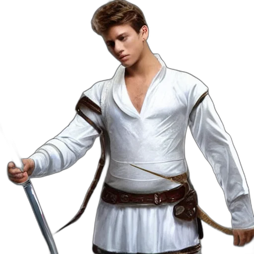 sword, staff, jacket, weapon transparent PNG cut-out