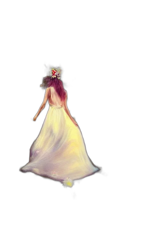dress, crown, hat, flower transparent PNG cut-out