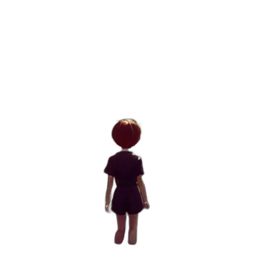 dress, robot, staff, creature transparent PNG cut-out