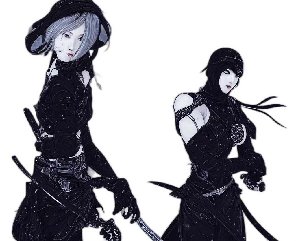 concept art, fantasy art, comic book art, anime transparent PNG cut-out