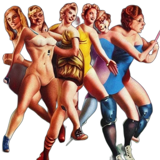 comic book art, concept art, league, their transparent PNG cut-out