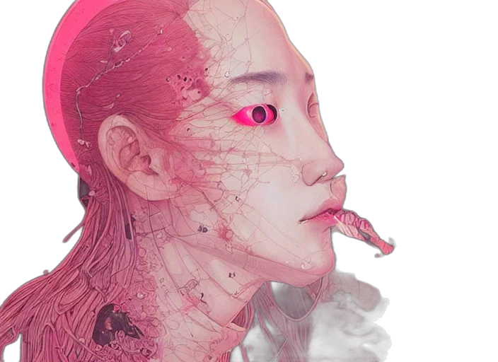 mask, face, creature, dragon transparent PNG cut-out