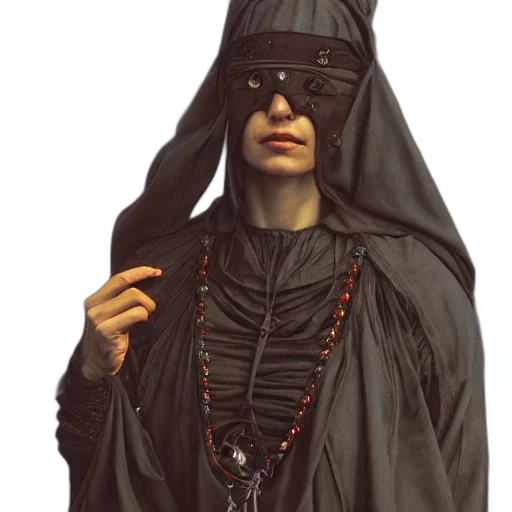 jewelry, staff, mask, dress transparent PNG cut-out