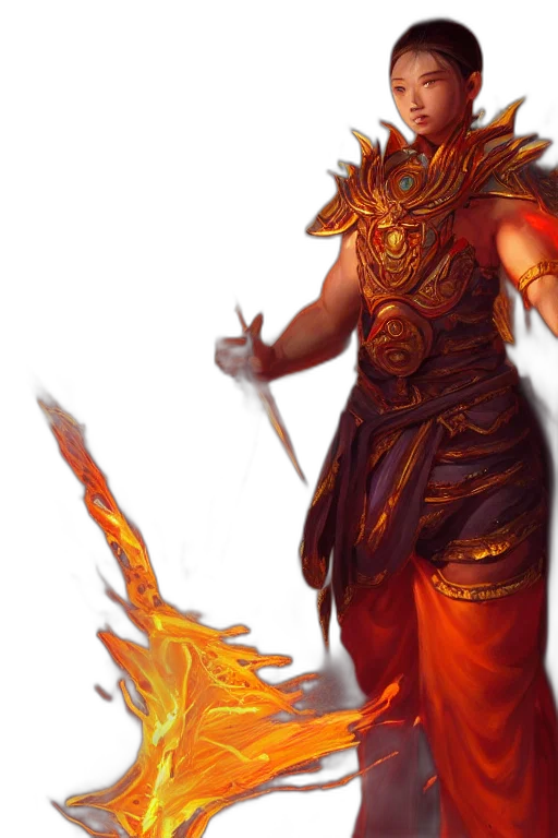 dragon, staff, fantasy art, concept art transparent PNG cut-out