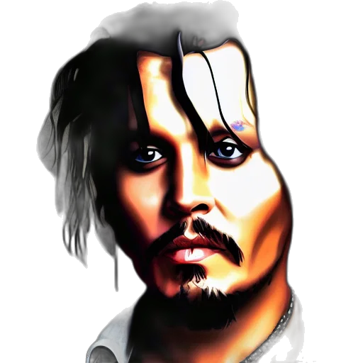 face, photorealistic, fantasy art, comic book art transparent PNG cut-out