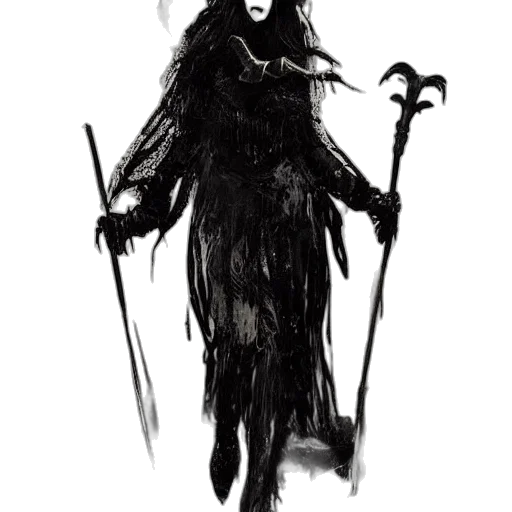 staff, creature, mask, sword transparent PNG cut-out