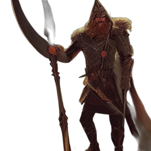 sword, staff, weapon, dragon transparent PNG cut-out