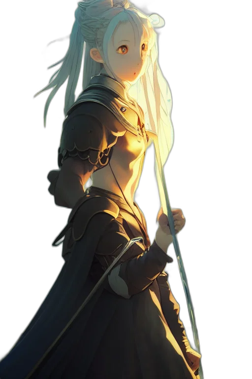 sword, staff, weapon, dragon transparent PNG cut-out