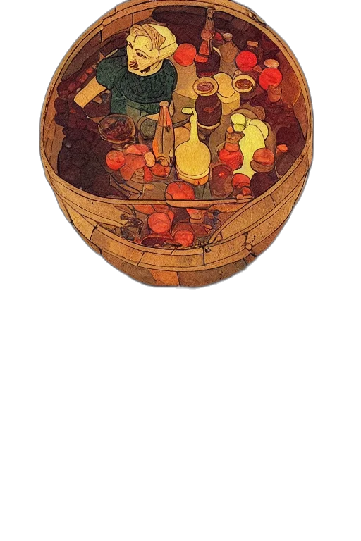 food, bottle, crown, hat transparent PNG cut-out
