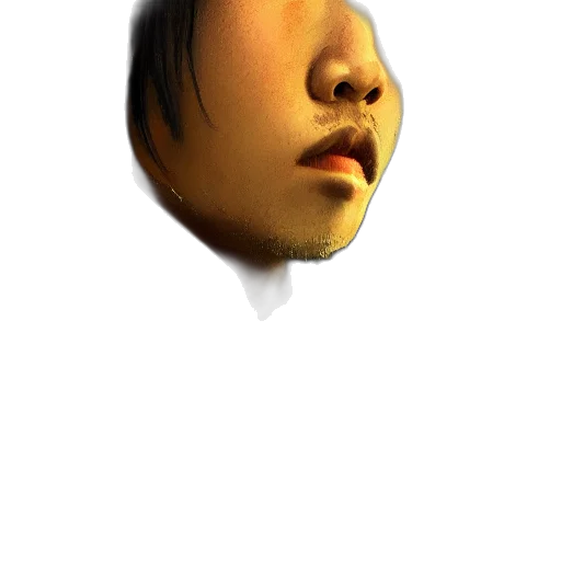 face, mask, hair, staff transparent PNG cut-out