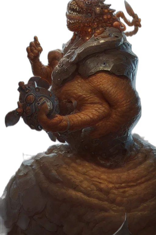 dragon, creature, staff, face transparent PNG cut-out